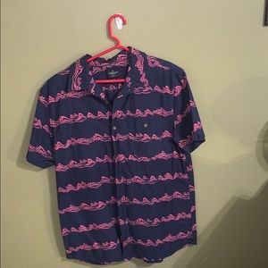 American Eagle Short Sleeve Button Down